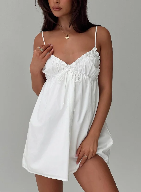 Alchemy Mini Dress White