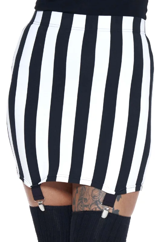 Walk The Line Mini Skirt - Resurrect