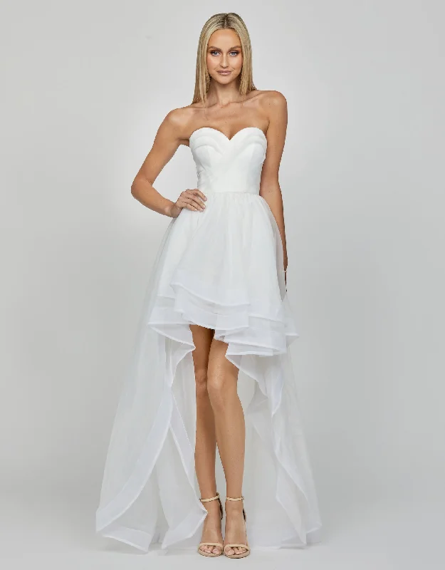 Annaka Sweetheart Hi Low Ball Gown