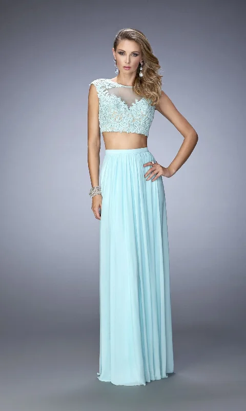 Long Formal La Femme Dress 22110