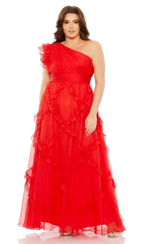 Mac Duggal Long Plus-Size Formal Dress 68540